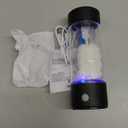 New Hydrogen Water Generator Bottles, Portable Hydrogenated Water Bottle with SPE PEM Technology, 420ml Hydrogen Water Bottle Generator, Rechargeable Ionizer Machine for Home, Office, and Travel (Black)