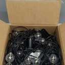 Brightown 108FT Solar String Lights Outdoor with Remote and 52 LED Shatterproof Bulbs, Dimmable & Timable, 3 Light Modes, Solar Patio String Lights Outdoor for Cafe, Garden, Deck, Outside Wedding