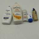 Jergens Ultra Healing Dry Skin Lotion. Secret Clinical Strength Antiperspirant Deodorant. Dove Body Wash. Vanicream Moisturizing Skin Lotion . Vaseline Radiant X Replenishing and Hydrating Body Oil