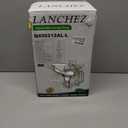 LANCHEZ 1/2 HP 5200 GPH Submersible Sump Pump Cast Iron and Stainless Steel with Integrated Vertical Float Switch, Sewage/Effluent Pump for Basement, Basin, Sewage System, 1-1/2" NPT Discharge