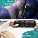 Unisex Forearm and Wrist Support Splint Brace Double Fixation Wrist Brace for Carpal Tunnel, Adjustable Night Time Forearm Immobilizer Brace Splints,9.8 inch (25cm) length(RH/S)