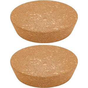 OLYCRAFT 2Pcs Large Cork Stoppers 4.3~5.1 Inch Cork Bottle Stoppers Tapered Corks Plugs Corks Canning Jar Lids Wood Tapered Plugs Wooden Taper Stopper for Kitchen Wedding Favor Canning
