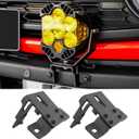 Front Bumper Ditch Light Bracket Fit for 2021-2025 Ford Bronco 2/4 Door with Heavy Duty Modular Bumper, Pod Light Work Lamp Mount Exterior Accessories