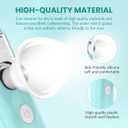 2-in-1 Nano Face & Eye Mister, USB Rechargeable Cool Mist Sprayer for Eyelash Extensions, Makeup Setting & Skin Hydration Portable Handheld with Visual Water Tank