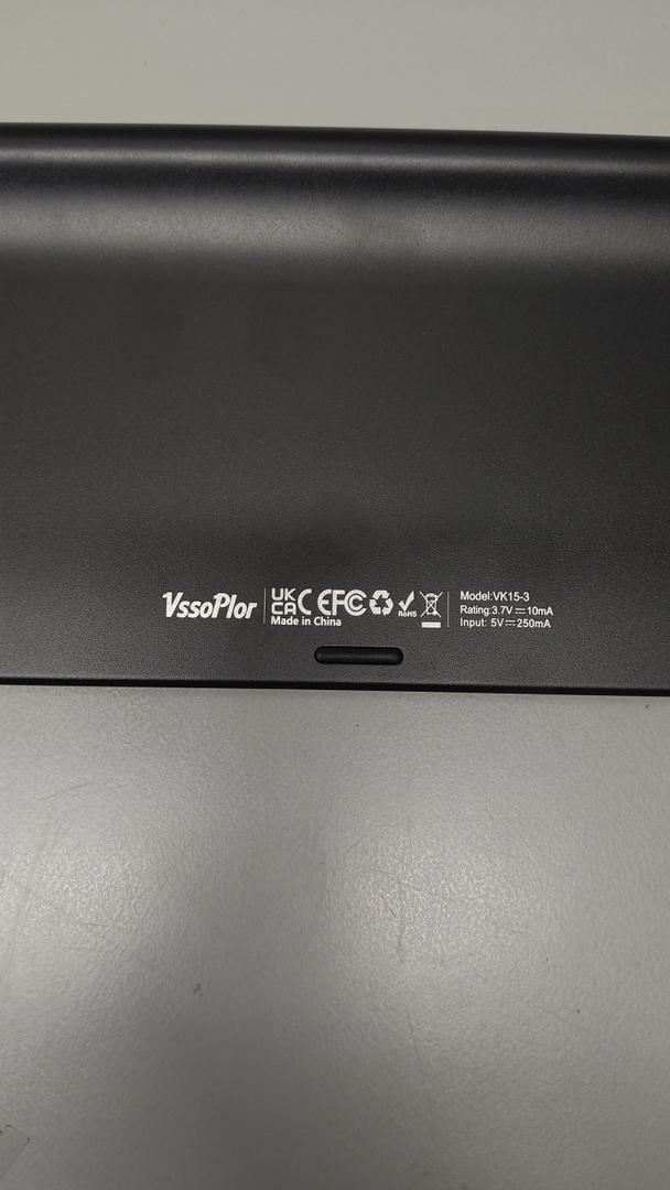 Wireless Keyboard and Mouse, Vssoplor Rechargeable Quiet Full-Size Keyboard and Mouse Combo Set Ultra Slim Design for Laptop, PC, Notebook, Desktop-Dark Gray