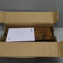 HOOBRO Wall Mounted Wine Rack 3 Pack, Wine Shelf Hanging Floating Wall Shelves, Wine Glass Bottle Rack Stemware Holder, for Living Room, Dining Room, Kitchen, Rustic Brown and Black BF34BJ01