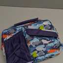 PlanetBox Insulated Lunch Bag  Camo Shark Edition Carry Bag with Pockets for Water Bottle and Snacks  Durable, Easy to Clean, and BPA Free (9 x 12 x 2.5 in)