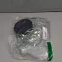 Hanging Solar Crystal Chandelier Outdoor, 21 Modern Solar Transparent Acrylic Beaded Lantern with Cool White LED S Hooks for Garden Yard Patio Gazebo Outside Decor