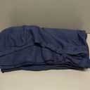 Utopia Bedding Knit Blanket Queen Size (90x90 Inches, Navy) Soft Lightweight Jersey Breathable Sweatshirt Blanket for Bed,Couch & Sofa