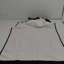 RYB Home 100% Blackout Door Curtains for Classroom, Linen Textured Privacy Easy Blinds Shades for Nana Entrance Way Glass/French Door, W 26 x L 40 inches, Textured Black, 1 Panel