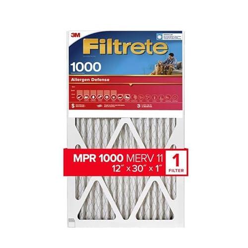 3M Filtrete MPR 1000, 12 X 30 X 1 Inch
