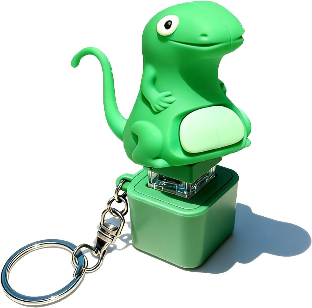 MQN Lizard Button Keychain Fun keychains Portable Stress Relievers Adults Keyboard Clicker