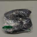 Ouzorp Car Steering Wheel Cover, Microfiber Leather Steering Wheel Covers with Anti-Slip Lining, Universal 14.5-15 inchs Black