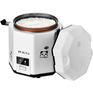 DCIGNA 1.2L Mini Rice Cooker, Electric Lunch Box, Travel, Small, Removable Non-stick Pot, Keep Warm Function, Suitable For 1-2 People - For Cooking Soup, Rice, Stews, Grains & Oatmeal