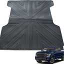 Heavy-Duty Truck Bed Mat Compatible with 2004-2024 Titan Accessories 5.5Ft, Vehicle Bed Mat TPE Liner, All-Weather Protection Rear Cargo Mats