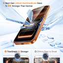 SMARTDEVIL 3 Pack Screen Protector for iPhone 17 Pro, Optical Clear 9H Tempered Glass, 2X Impact Resistance, Anti-Fingerprint Coating, SmartPull Box Bubble-Free Install
