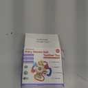 Baby Montessori Sensory Teething Toy - Safe, Multi-Functional BPA-Free Silicone Teether for Babies 0-12 Months - Teething Relief & Fun Play with Rattle - Perfect Baby Toys for Boys & Girls (Warm Color)