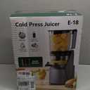 Juicer Machines, 3-in-1 Cold Press Juicer with 6.5" Extra Large Chute, 100oz Large Capacity, AC Motor, Makes Juice, Nut Milk & Sorbet, Premium Gray