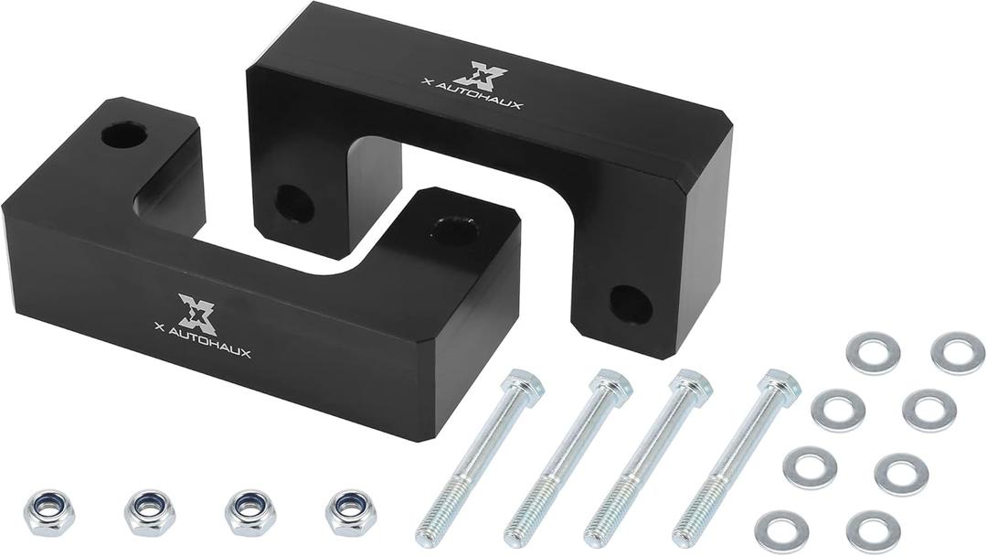 X AUTOHAUX 2.5inch Front Leveling Lift Kit Suspension Spring Strut Spacer Lift Spacers for Chevrolet Silverado 1500 for GMC 1500 2WD 2007-2019
