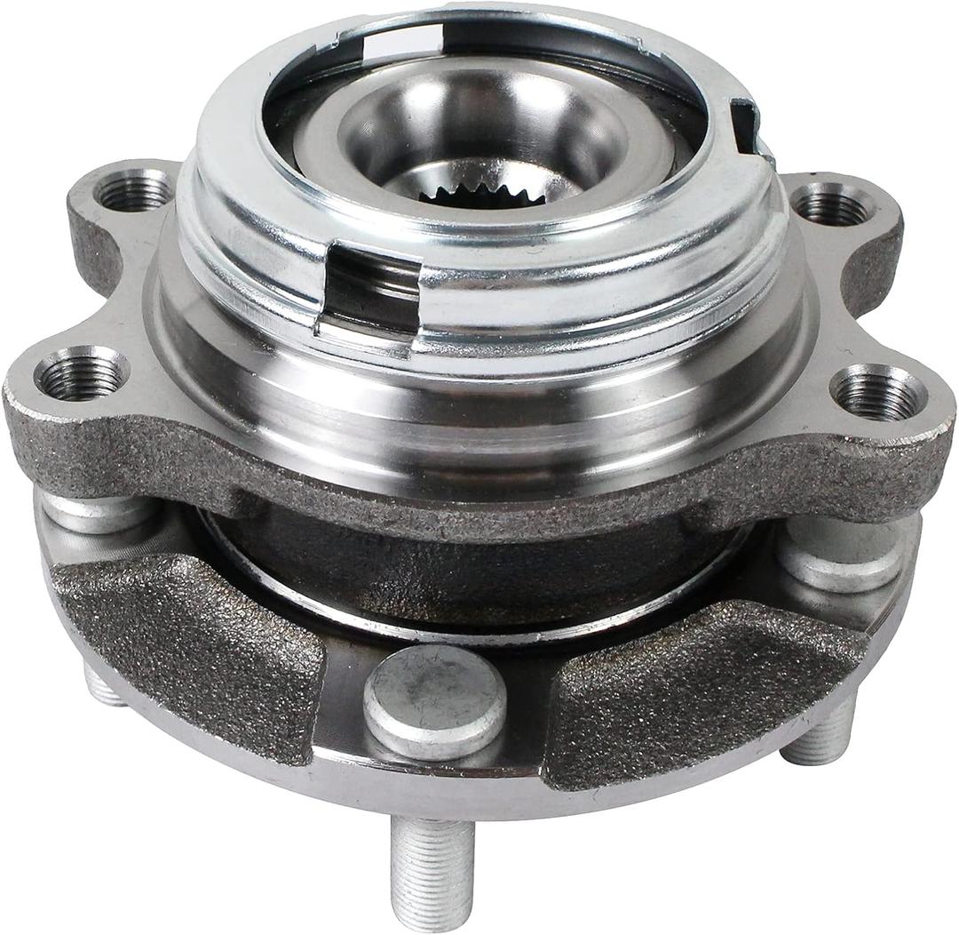 PAROD HA590125 AWD Front Wheel Bearing and Hub Assembly Compatible with Infiniti G25 G35 G37 Q40 Q50 Q60 Q70 Q70L QX50 QX70 EX35 FX35 EX37 FX37 FX45 FX50 M35 M37 M45 M56