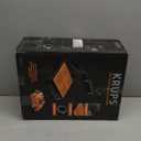 KRUPS 4-Slice Belgian Waffle Maker: Stainless Steel, 5 Browning Levels, Audible Ready Beep, Removable Plates, 1200W, Silver/Black, Large Waffle Maker Family Size, Great for Family Breakfasts