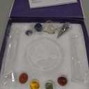 Crystals and Healing Stones Premium Kit Velvet Pouch - 7 Chakra Stones Healing Crystals Set, Ebook, Gift (Tiny 7 Chakra Stones)
