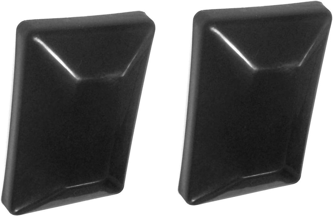 JSP Manufacturing Black 4x6 Fence Post Caps (3-5/8"x 5-5/8") Fits Treated Posts 4 x 6 Nominal Fence Post Caps Made in USA Multi-Pack Wholesale Bulk Pricing Black