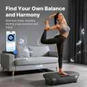 MERACH Vibration Plate Exercise Machine, Vibrating Platform for Lymphatic Drainage Weight Loss Muscle Activation, Full Body Home Exercise Equipment with LED Touch Screen Bluetooth Pull Cord