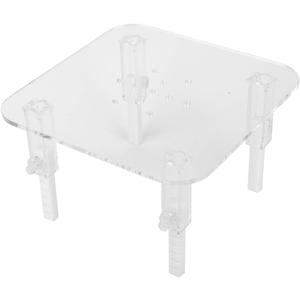 Protein Skimmer Stand, Clear Protein Separator Bracket Adjustable Height Acrylic Protein Skimmer Bracket Heightening Accessories for Aquarium Fish Tank