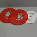 Disc Brake Rotor Cover, Aluminum Decorative Brake Rotor Trim 26cm Red Racing Style Heat Dissipation Design Fits Cars With 14 Inch Or Larger Wheels 4 Or 5 Bolt Pattern Enhances Wheel Appearance