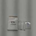 2 Sets Hinge Leaf for Screen Doors White Upper Storm Aluminum Door Replacement Parts Compatible with Anderson Screen Doors