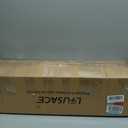 LOUSACE 4 Light Bathroom Vanity Light Brushed Nickel Bathroom Lighting Fixtures Over Mirror with Opal White Frosted Glass, Vintage Traditional Wall Lighting Fixture Satin Nickel Vanity Lights