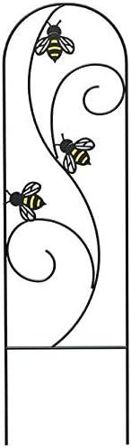 Panacea 81451 Bee-Conscious Pot Trellis, Black, 36" H Panacea 81451 Bee-Conscious Pot Trellis, Black, 36" H