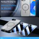 Magnetic Case for iPhone 17e & iPhone 16e (6.1 inch), [with 2X Clear Screen Protectors] [Compatible with MagSafe], Military-Grade Protection, Shockproof Protective Case for iPhone 17E/16E, Gray