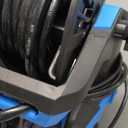 Electric Pressure Washer 5000PSIMax 3.6GPM Power Washer Touch Screen Adjustable Pressure 4 Nozzles and 500ml Foam Cannon Power Washer Cleaning for Car Blue
