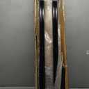 U Shaped Room Divider Curtain, Black Privacy Partition with Metal Support Frame, Wall Mounted Folding Screen for Fitting Room, Beauty Salon, Bedroom, Hospital, SPA