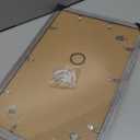 11x17 Frame Set of 2, Rustic Grey Wood Style - Display 11 x 17 Poster without Mat or 8x12 Picture with Mat, Wall Mounting Horizontal and Vertical (Natural Oak)