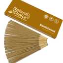 Sandalwood Incense Sticks 100 Grams, Low Smoke Traditional Incense Sticks Made from Scratch, Never Dipped (Sandalwood, Single Pack)