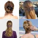 4 PCS Flat Hair Clips for Women French Hair Claw Clips Large Duckbill Hair Clips for Women Thick Thin Hair