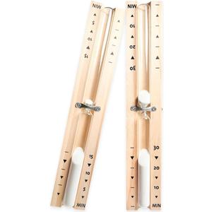 2Pc Sauna Sand Timer - 15 Minute & 30 Minute Timer Sauna Accessories, Choose Your Sand Color