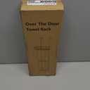 HapiRm Towel Rack Bathroom Storage - 3 Tier Over The Door & Wall Mounted Rolled Towel Racks Holder Organizer with Metal Shelf and 6 Hooks for Small Bathroom, Camper, Rv - Sliver (Silver)