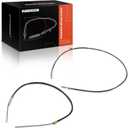 A-Premium Rear Parking Brake Cable Assembly | Compatible with Chevy & GMC Models - Silverado 3500 HD, 2500 HD, Sierra 2500 HD 3500HD Set of 2