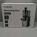 J8 Cold Press Juicer, 6.5" Extra Wide Feed Chute Juicer Machines, 350W Slow Juicer Machines with High Juice Yield for Whole Vegetables & Fruits, BPA Free (Titanium Gray)