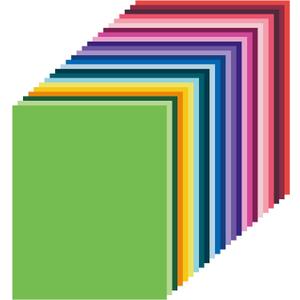 LIVHOLIC 120 Sheets Colored Card Stock Printer Paper, 120 GSM 32 lb 24 Colors Pastel Construction Paper for Scrapbook Office Printing DIY Craft 8.3x11.6 Inch (120GSM)