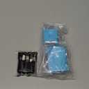 Nezyo 2 Pack Identity Protection Roller Stamp Identity Theft, Confidential, Privacy Roller Stamp Information Blocker and 4 Pack Refill Ink for ID Account Data Address Security(Blue)