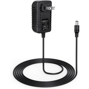 30W Power Cord Adapter Replacement for Echo Show 8 3rd Gen., Show 10 3rd Gen., Show 15, Show 21, Echo 3rd/4th Gen. - Black Wall Charger Cable, 5ft