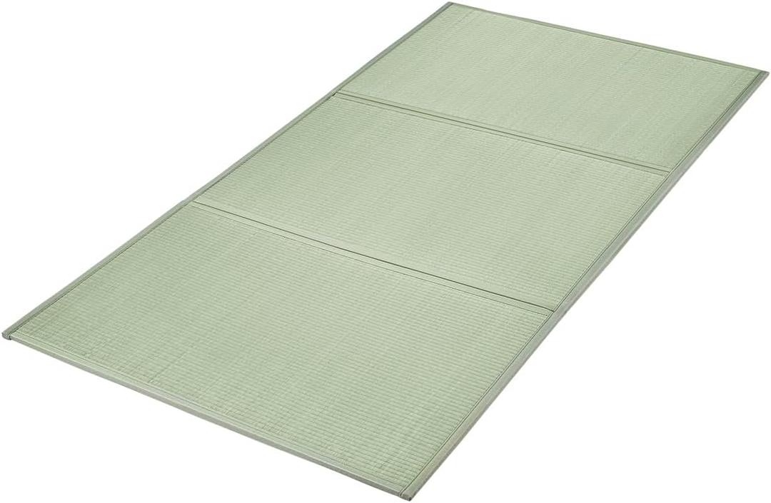 VEVOR Japanese Tatami Mat, Twin XL - 39'' x 80'' Foldable Tatami Mattress, 100% Natural Rush Grass, Floor Mattress with Non-Slip Backing & Natural Rush Scent, Tatami for Sleeping, Meditation, Yoga