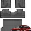 AOMSAZTO Floor Mats & Cargo Line Fit for 2016-2022 Lexus RX / RX350 / RX450h (Not for RXL) - All Weather TPE Waterproof Anti-Slip Trunk Mat - Car Mat Set for 2021 RX Accessories