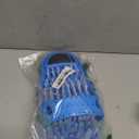 EVERMARKET Simple Feet Cleaner, Magic Foot Scrubber, Exfoliating Easy Feet Cleaning Brush, Foot Shower Spa Massager Slippers for Unisex Adults (Blue)