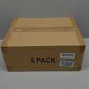 5 Pack Stackable Closet Storage Basket - Stackable Storage Bins, Multifunctional & Foldable Closet Organizer Waterproof, Wardrobe Cupboard Space-Saving Hat Storage Drawer Organizer, White